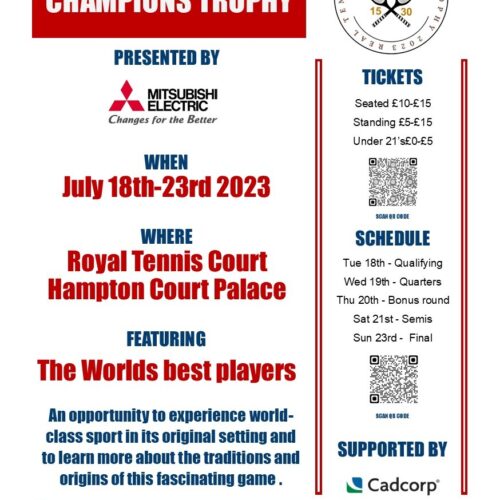 The Champions Trophy 2023 at Royal Tennis Court  - Cover image