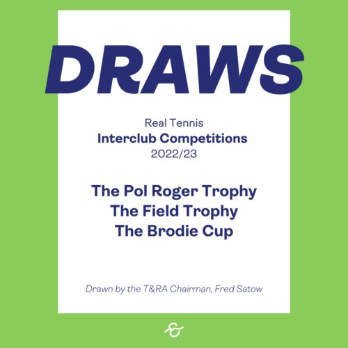 The Pol Roger, Field and Brodie Draws 2022/23  - Cover image
