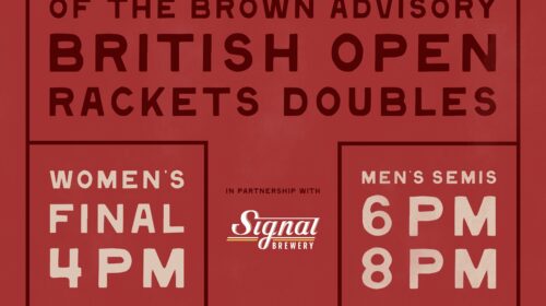 Semis Saturday - Brown Advisory British Open Doubles  - Cover image