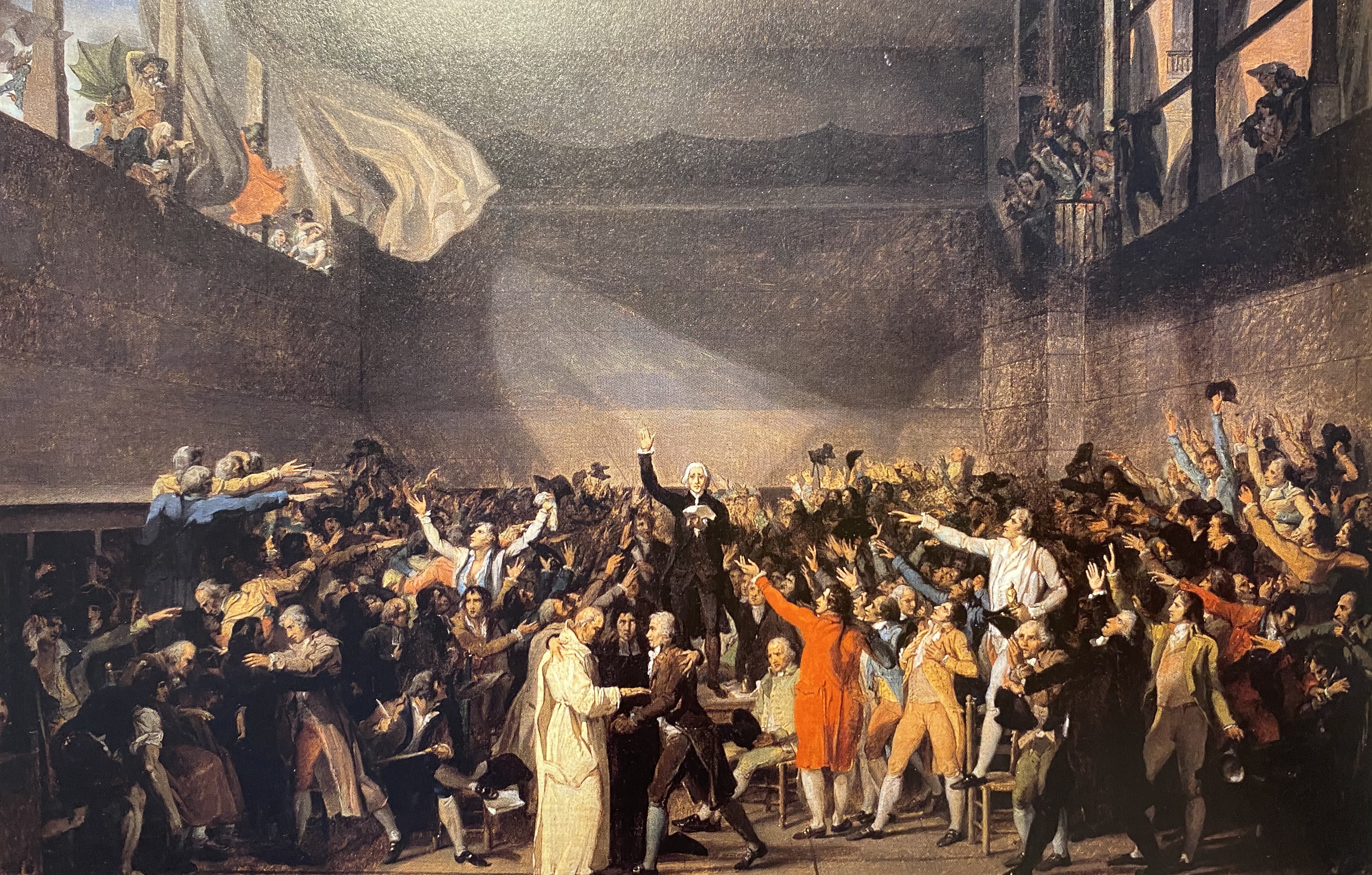 Jacques Louis David The Tennis Court Oath Versailles 1789 1791