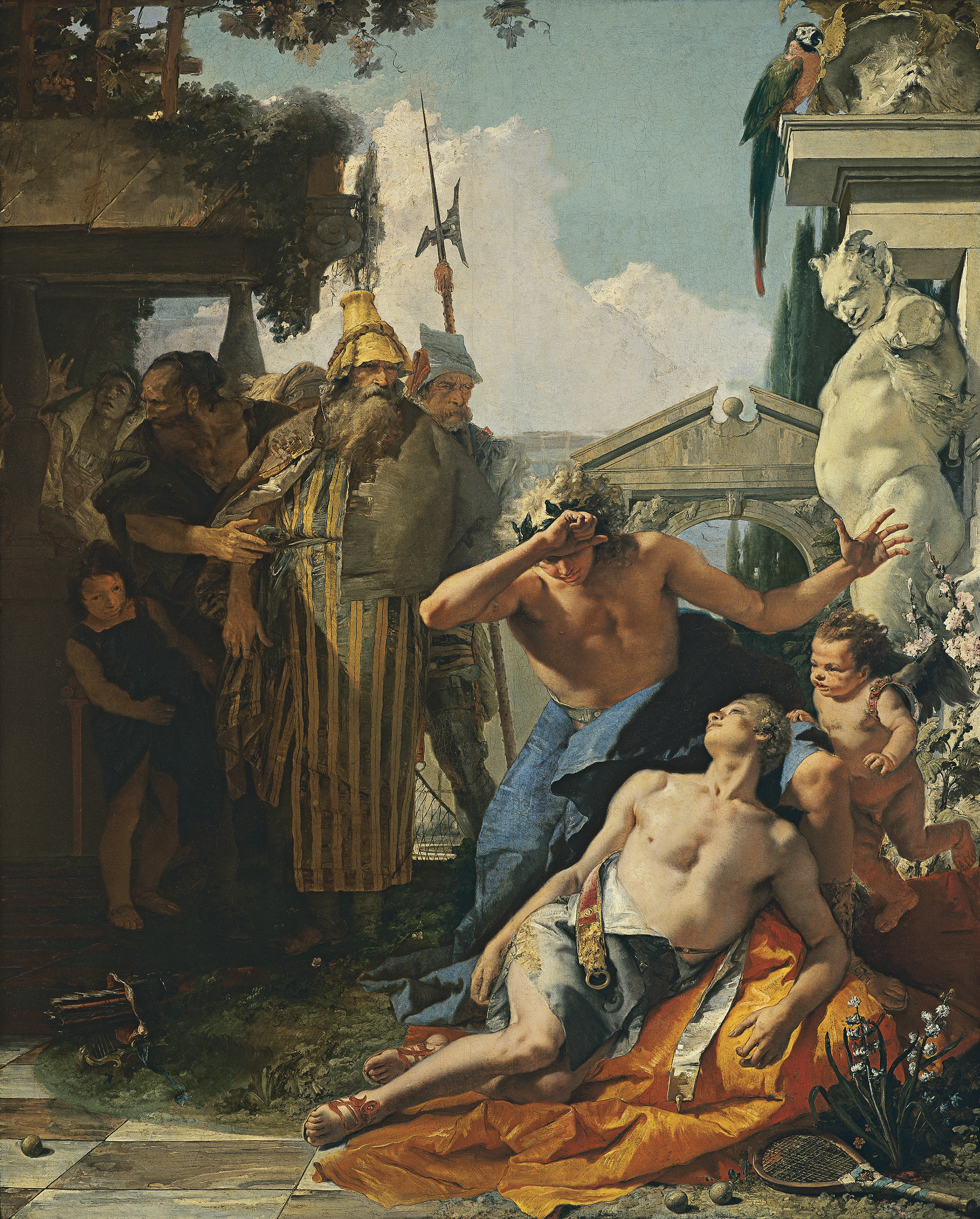 Giambattista Tiepolo The Death of Hyacinthus 1753