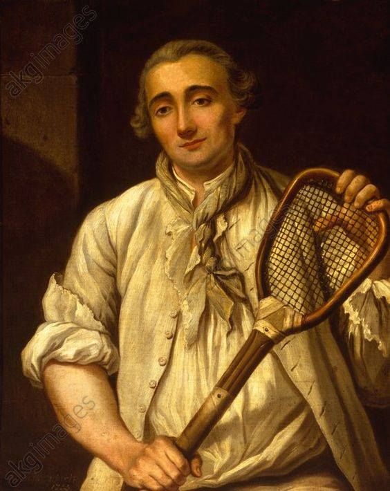 Guillaume Barcellon by Etienne Loys 1753 AELTC Wimbledon Lawn Tennis Museum