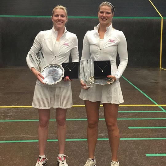 Claire Fahey _ Sarah Shuckburgh - British Open Ladies Doubles Winners 2019