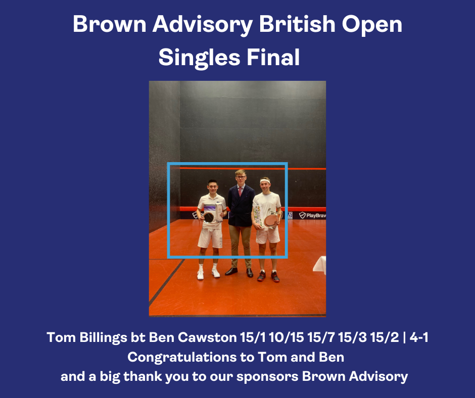 Brown Advisory British Open Singles Championships 2022