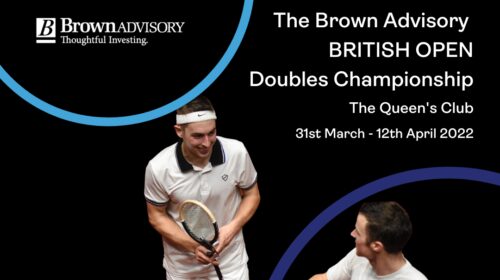 Brown Advisory British Open Doubles Rackets Championships 2022  - Cover image image