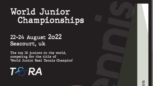 World Junior Real Tennis Championships  - Cover image image