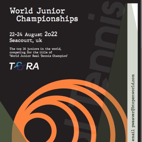 World Junior Real Tennis Championships  - Cover image