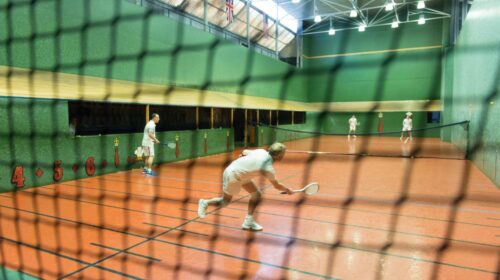 Real Tennis in The Times  - Cover image image