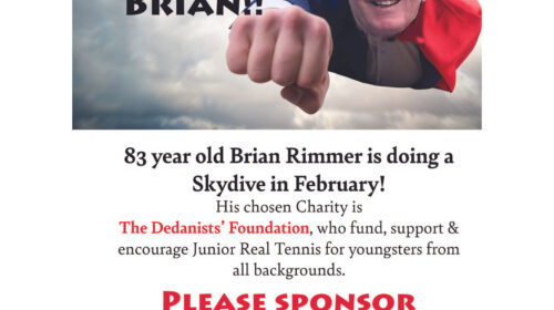 Skydiving for a Cause: 83-Year-Old Brian Rimmer Takes the Leap to Support the Dedanists' Foundation  - Cover image